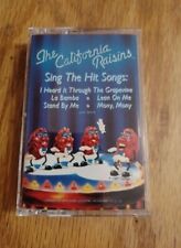 VINTAGE 1987 THE CALIFORNIA RAISINS SING THE HIT SONGS CASSETTE TAPE 80's picture