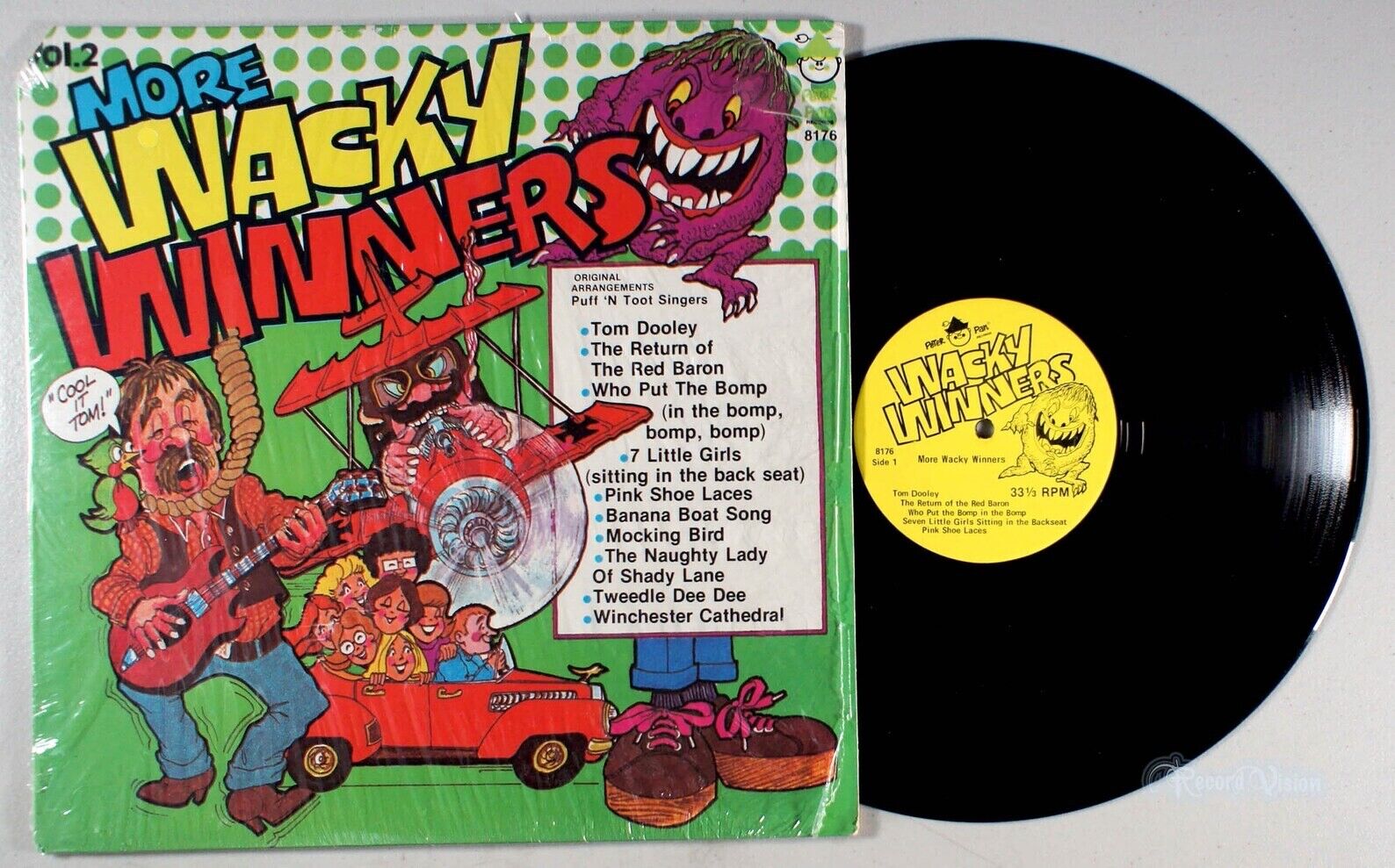 MORE WACKY WINNERS VOL 2 Puff n Toot Singers PETER PAN 8176 (1970) LP