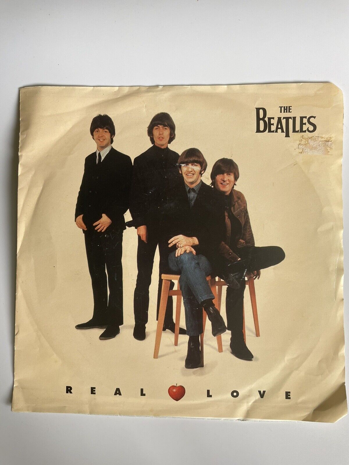 The Beatles Real Love / Baby's In Black p/s [John Lennon] 45 RPM 1996 Capitol EX