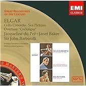 Edward Elgar : Cello Concerto, Sea Pictures (Barbirolli, Lso, Du Pre) CD (2004) picture