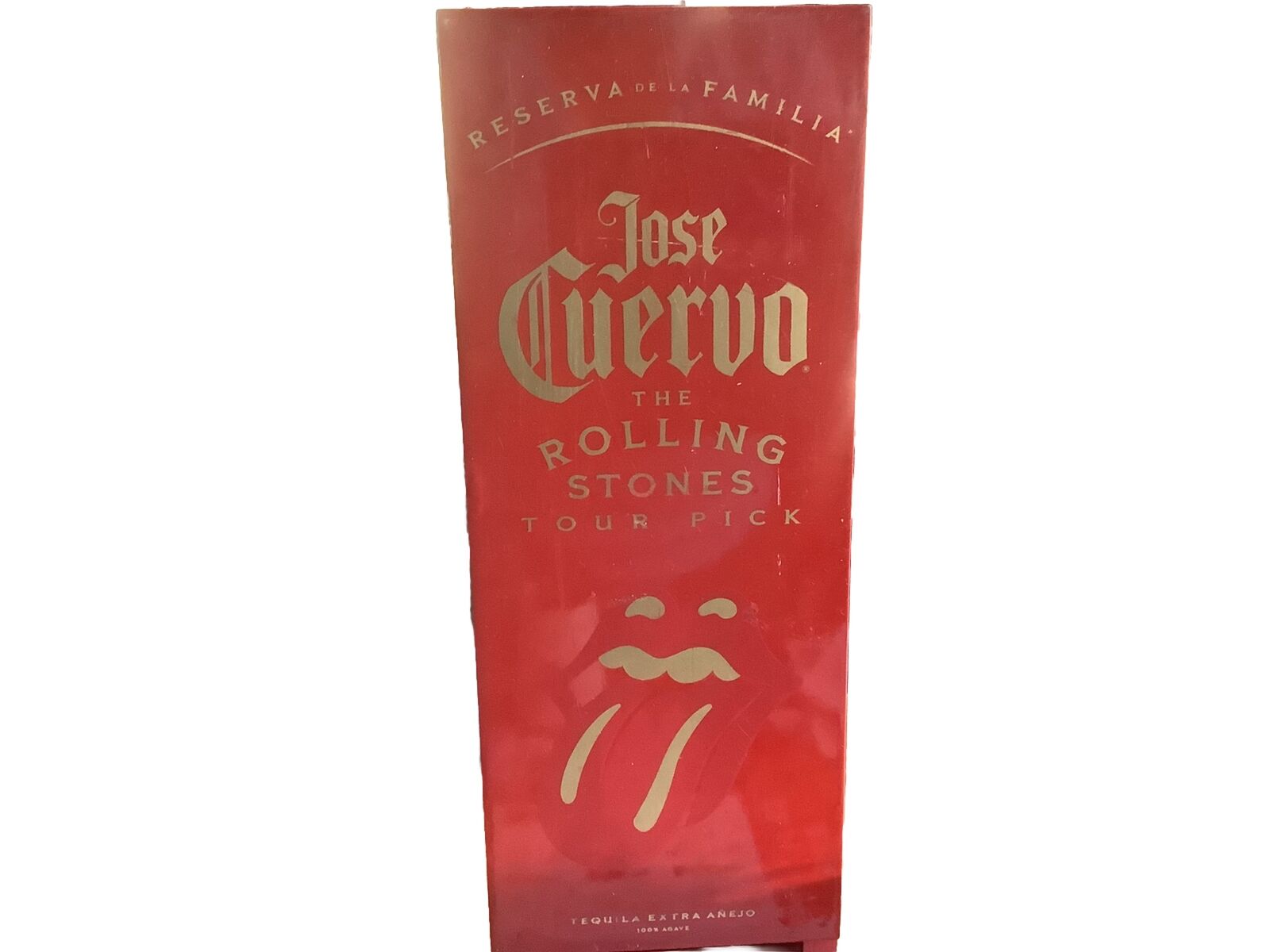Jose Cuervo Reserva De La Familia Rolling Stones Tour Pick Empty Box