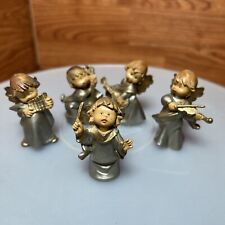 Vintage Made In Italy Angels with Musical Instruments Lot of 5 picture