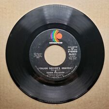 Roger Hallmark - Truck Driver's Heaven - 1973 - Radio Station Copy - 45 RPM picture