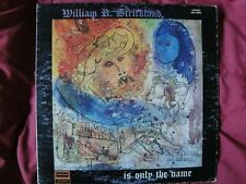 William R. Strickland, Is Only The Name DERAM DES 18031, STEREO, PROMO EX picture