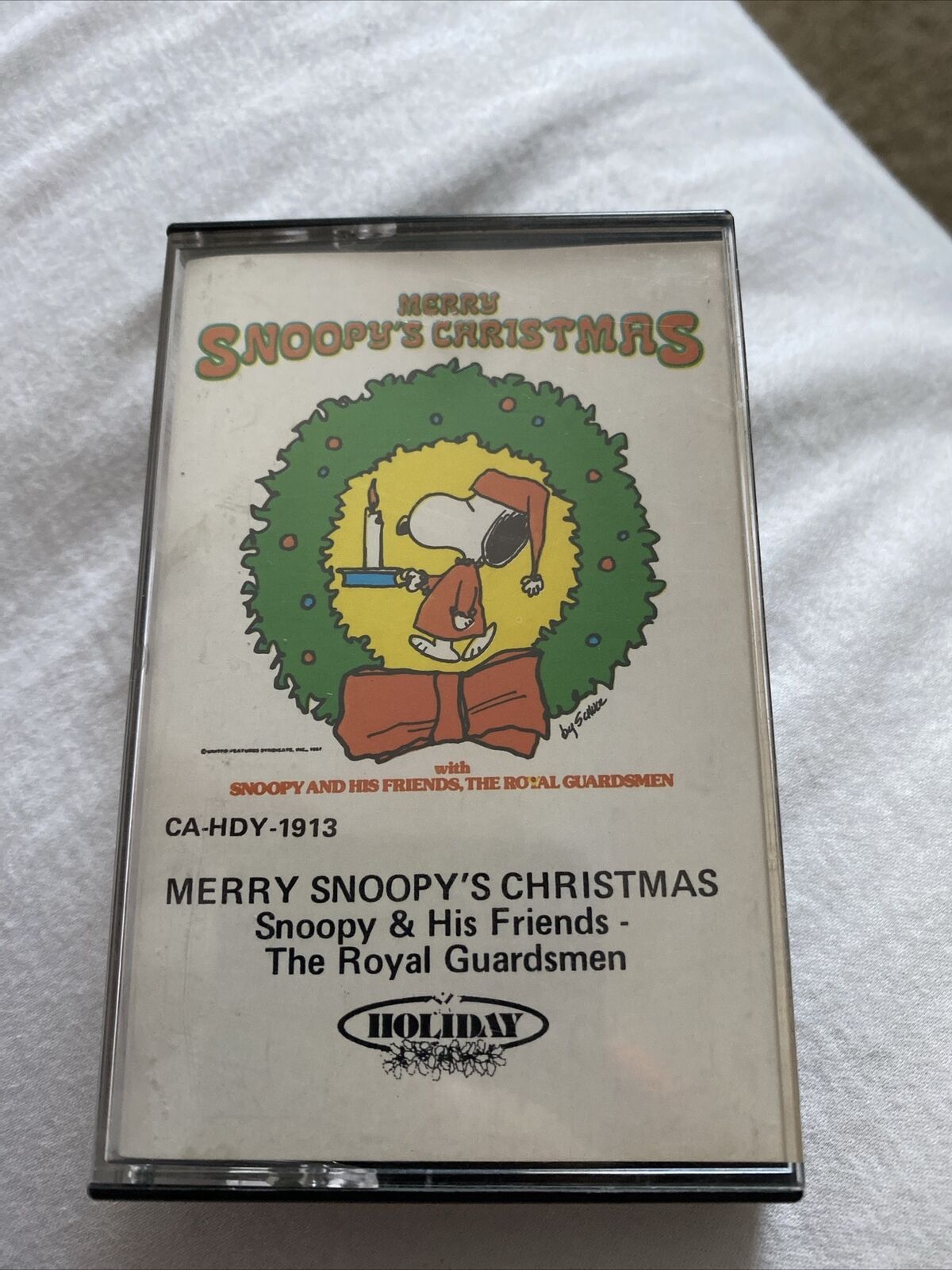 Merry Snoopy’s Christmas Snoopy & His Friends Royal Guardsmen Cassette Tape 1980