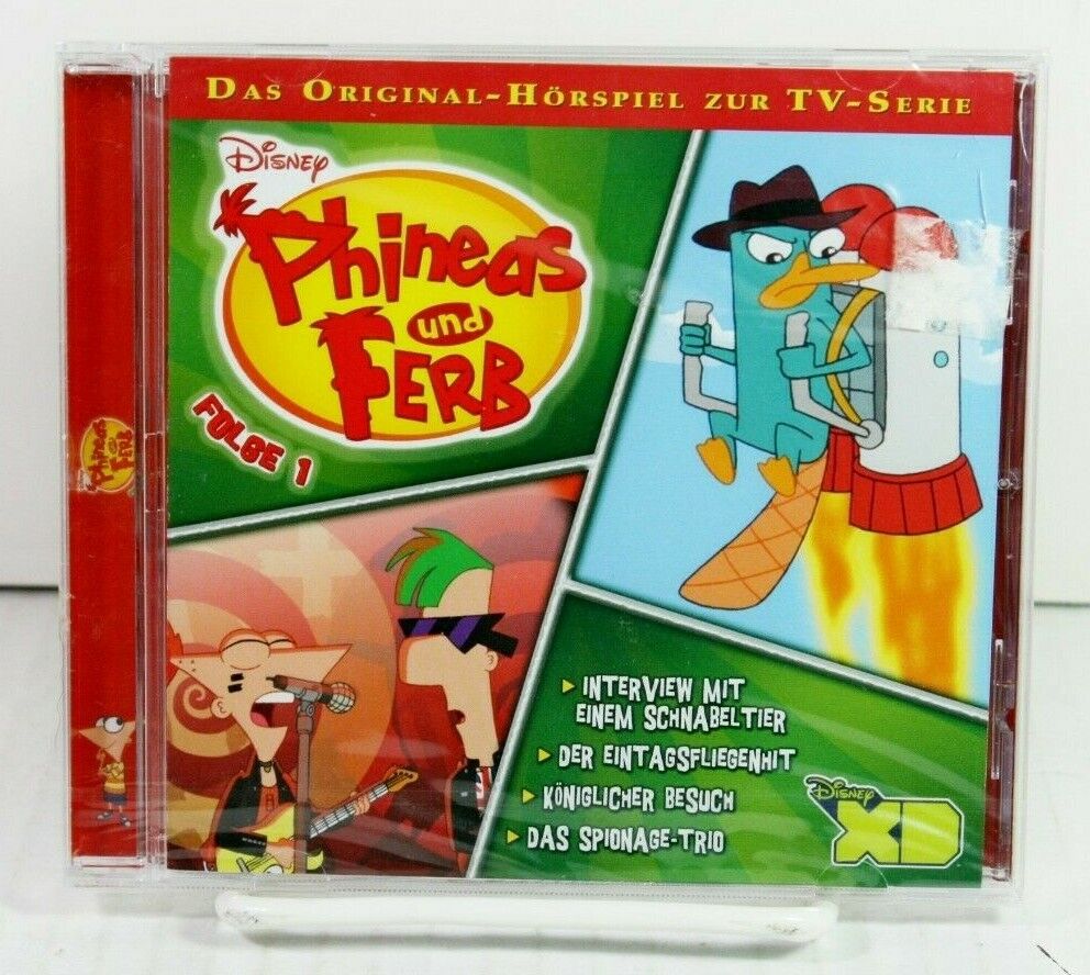 Disney Phineas and Ferb Folge 1 CD German Import SEALED TV Series 2012 GEMA 