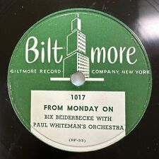 From Monday On Lonely Melody 78 RPM Record Bix Beiderbecke Paul Whiteman picture