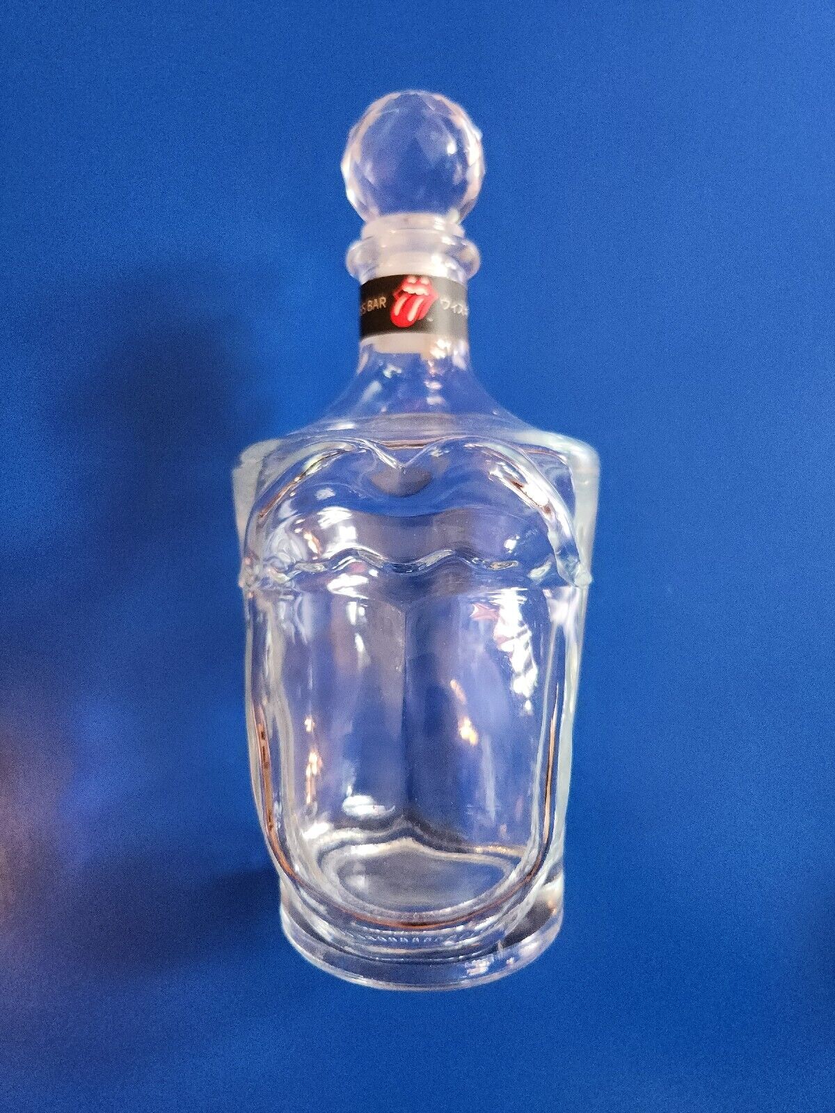 The Rolling Stones Mouth Bourbon Decanter