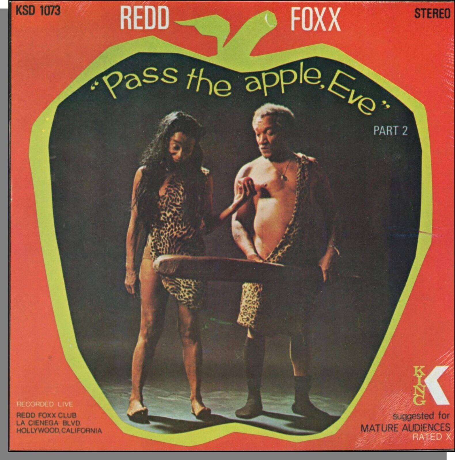 Redd Foxx - Pass the Apple, Eve (Part 2) - New 1975 Adult Comedy LP Record