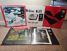 Lot of 5 Bikini Kill Records: The Singles, Reject All-American, Revolution Girl picture