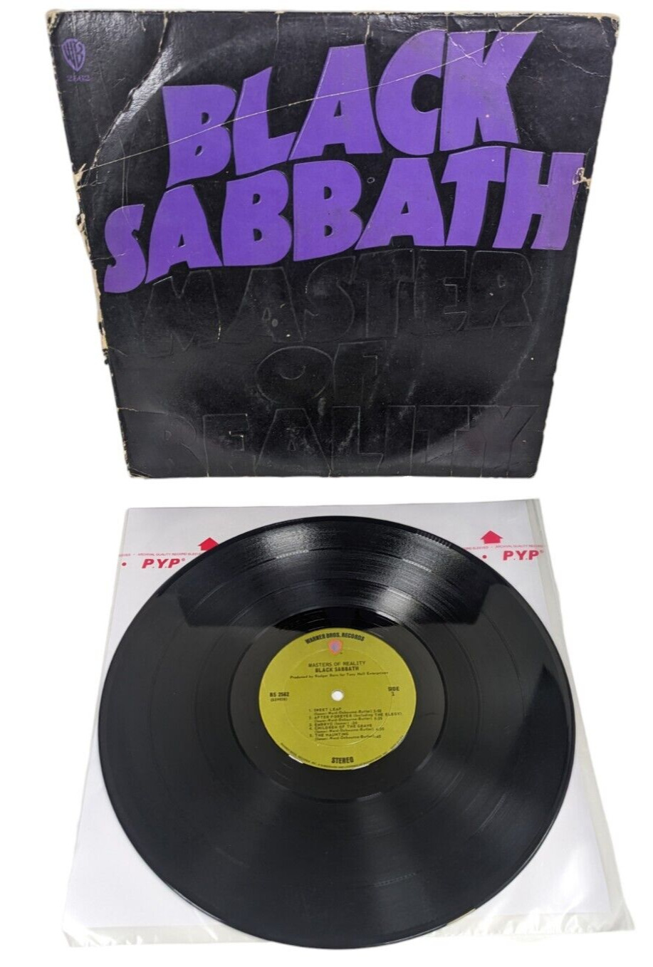 Black Sabbath Master of Reality Vinyl LP Record Album BS 2562 1971 Warner Bros
