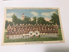 Boy Scout Drum and Bugle Corps Mooseheart Illinois IL Postcard picture