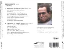PAPE: HARMONIES OF FORM AND TIME; HARMONIES OF TIME AND TIMBRE NEW CD picture