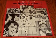 THE ASSOCIATED PRESS PRESENTS THE WORLD IN SOUND ~ 1977 ORIGINAL LP picture