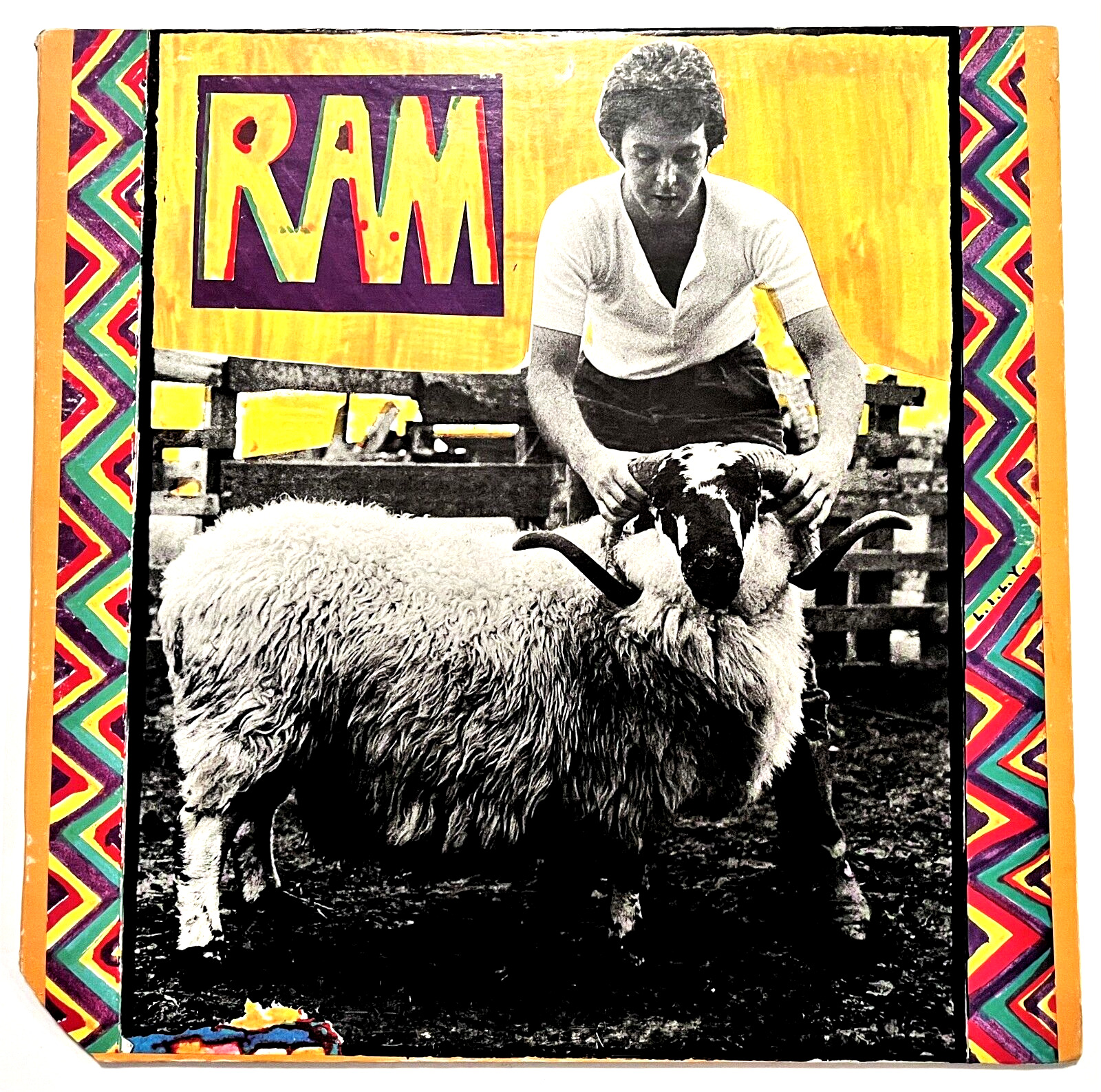 Paul and Linda McCartney – RAM - Apple SMAS-3375 (1971 GF LP   EX)