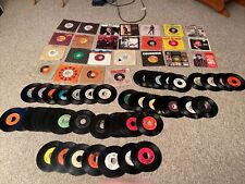 Vintage Lot Of 85 45RPM Records 1980’s Rock Motown Country Big Band Kids ++++++￼ picture