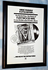 FLEETWOOD MAC Framed A4 original 1975 vintage years ALBUM band promo ART poster picture