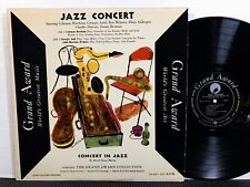 Jazz Concert LP GRAND AWARD MONO DG DSM Art 1955 HAWKINS WEBSTER GILLESPIE picture