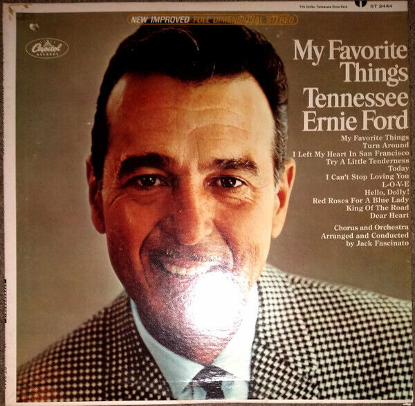 My Favorite Things LP Record Tennessee Ernie Ford Vinyl 33 RPM