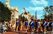 Liberty Square Fife Drum Corps Walt Disney World Florida Postcard PM Orlando FL picture