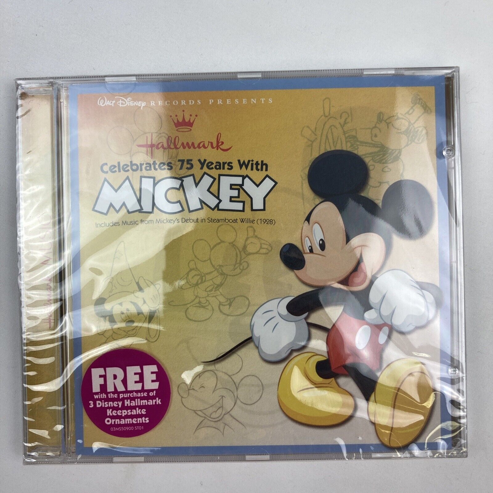 Hallmark Celebrates 75 Years With Mickey Mouse CD SEALED