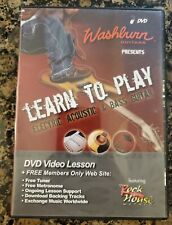 Learn To Play Guitar Lessons DVD Electric Acoustic Bass English Washburn picture