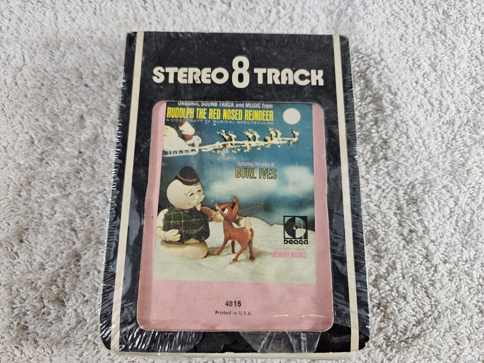Rudolph The Red Nosed Reindeer- Original Soundtrack 8-Track Tape. Please read