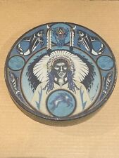 **AWESOME  VINTAGE NATIVE AMERICAN  SYNTHETIC HEAD HAND DRUM  PRAYER DRUM NICE