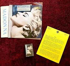 MADONNA TRUE BLUE 1986 PROMO PRESS PACK VINYL SEALED TAPE SIRE BIO FIRST EDITION picture