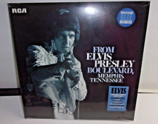 Elvis Presley From Boulevard Memphis TN FTD 2 LP Blue Vinyl #600 Sealed 2022 picture