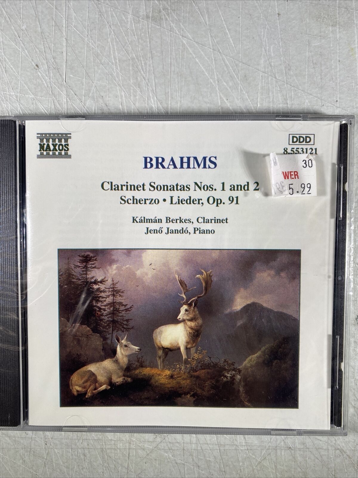 Brahms - Clarinet Sonatas Nos. 1 and 2 , Scherzo Lieder, Op. 91 | CD, 1996