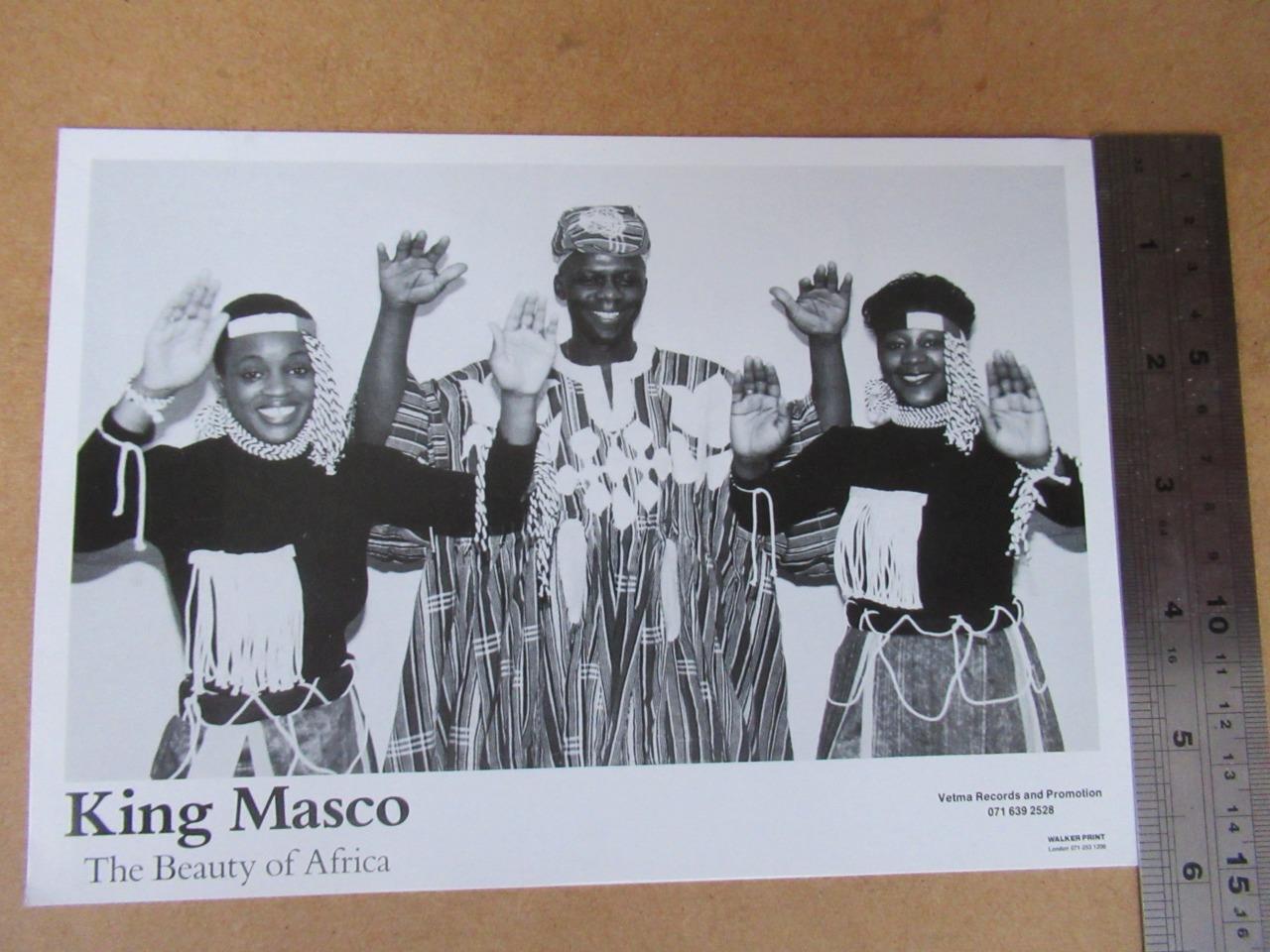 King Masco   small size Music  Promo Image vintage item see down listing