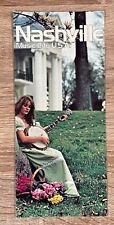 Vintage Nashville Music City Brochure USA Opryland Travel TN 1970s Tennessee picture