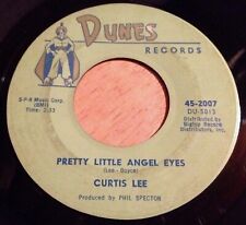 Curtis Lee 45 Pretty Little Angel Eyes / Gee How I Wish You Were Here picture