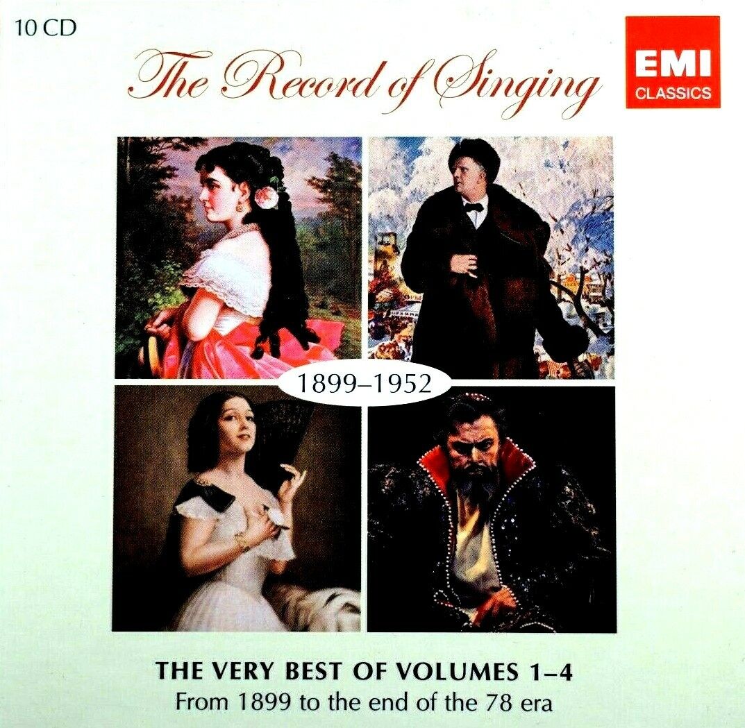 The Record Of Singing - The Very Best Of Volumes 1 - 4, 1899- 1952  - 10 CD, VG