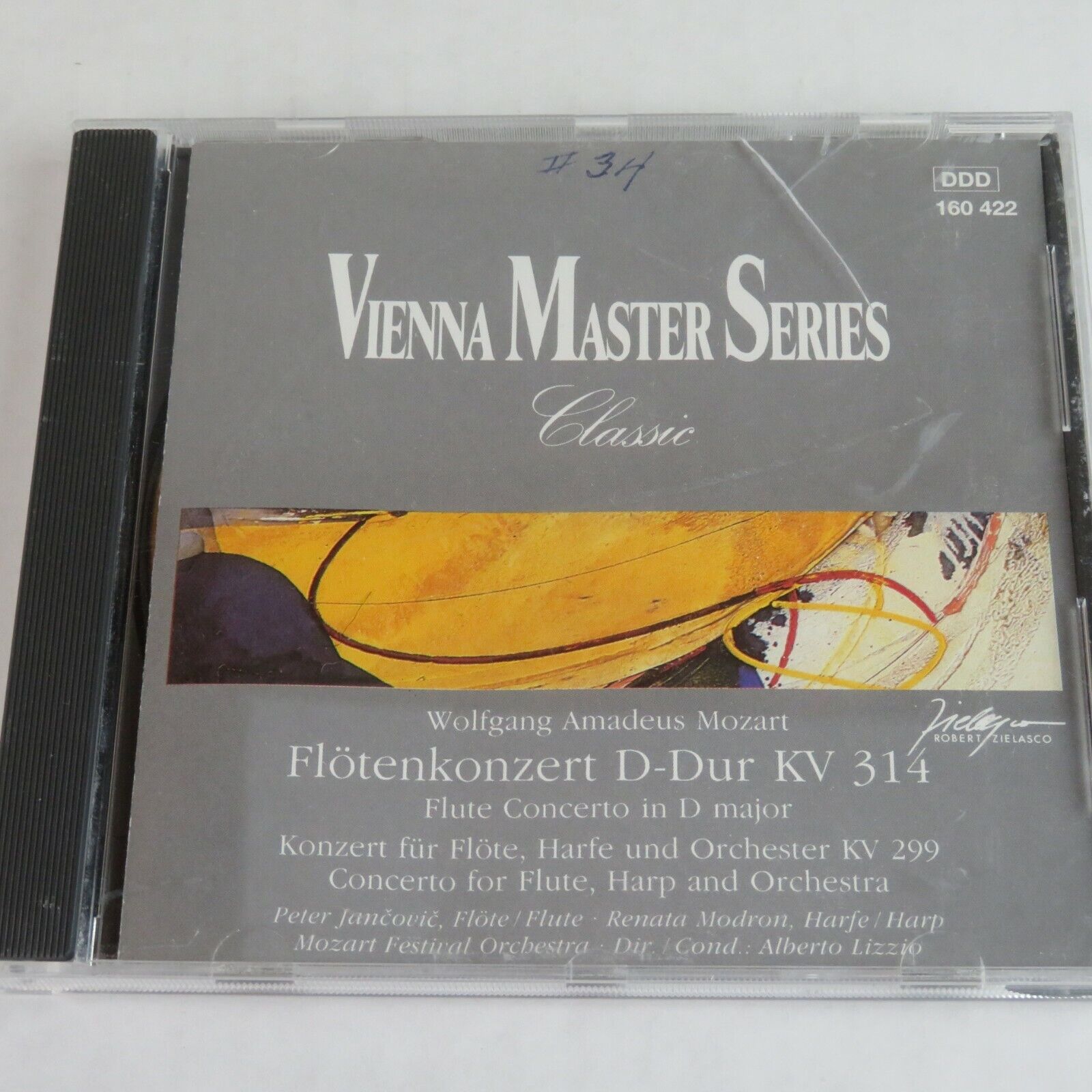 Vintage Wolfgang Amadeus Mozart - Flötenkonzert D-Dur Kv 314 (1988, CD)