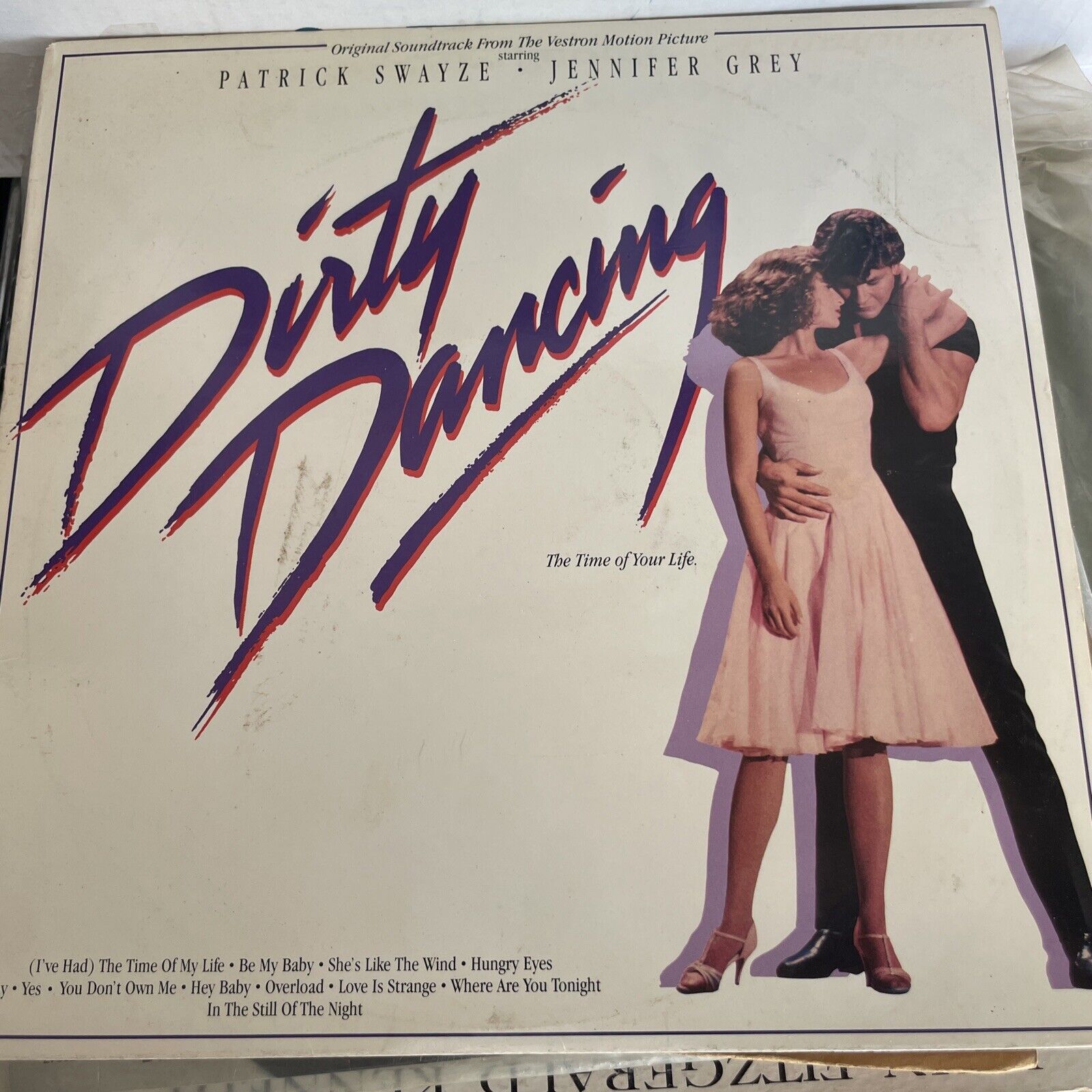 VINTAGE DIRTY DANCING SOUNDTRACK LP (1987) PREVIOUSLY OWNED
