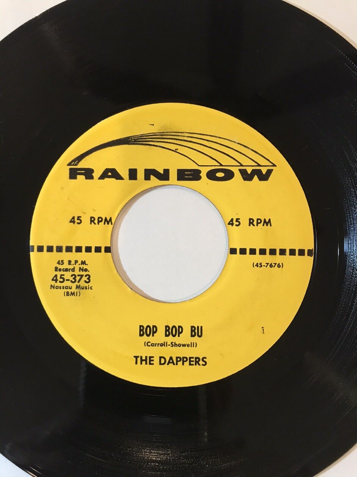 The Dappers - Rainbow 373  Bop Bop Bu / How I Need You Baby   ** 1956 **