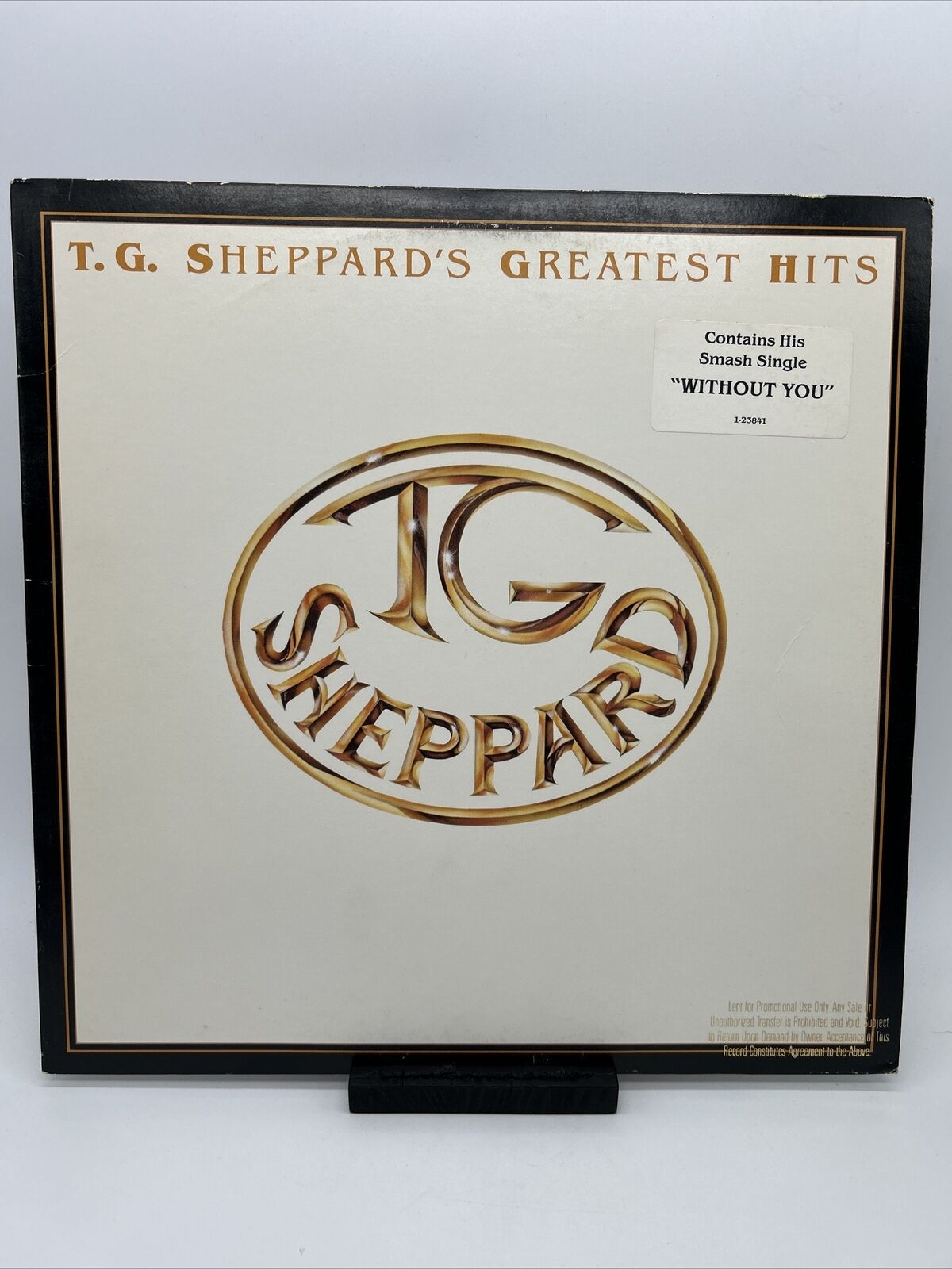T.G. Sheppard’s Greatest Hits 1983 Vinyl LP Warner Bros. Records Promo