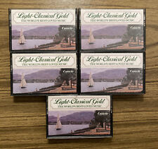 Vintage Readers Digest Tape Collection- Light Classical Gold Cassette LOT of 5 picture