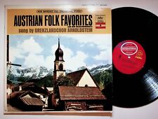 Austrian Folk Favorites Grenzlandchor Arnoldstein Vinyl LP Record VG+ picture
