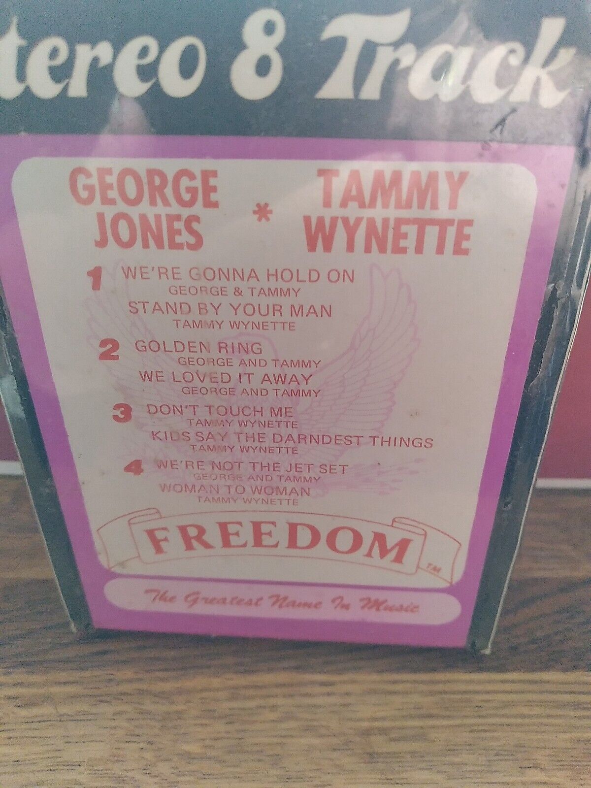Vintage  George Jones Tammy Wynette 8 Track Tape sealed. 1977