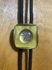 Grand Ole Opry Bolo Tie Western Vintage 70s Music Notes Guitar Metal Nashville picture
