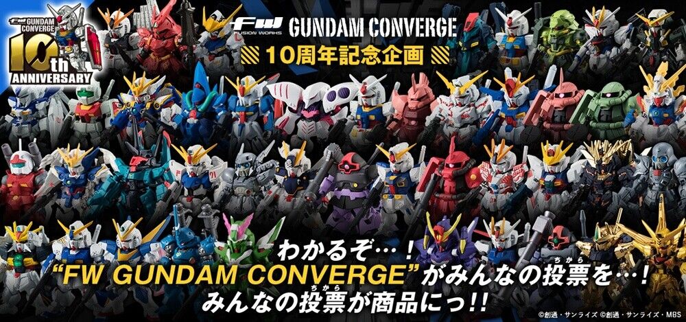 FW Gundam Converge Figures Shokugan Gashapon New Sealed Bag Singles Bandai 