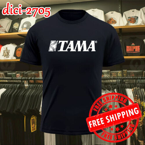TAMA DRUMS PERCUSSION Edition Design Logo Men's T shirt USA Size  