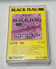 Vintage Black Flag Cassette, Who's Got The 10 1/2 ? Live 85 Henry Rollins Punk picture