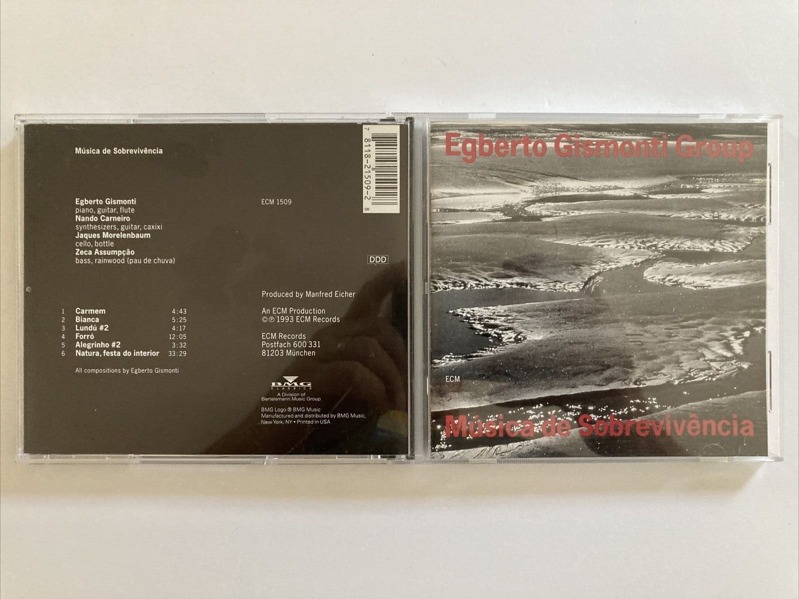 Musica de Sobrevivencia - Egberto Gismonti Group CD - Very Good Condition