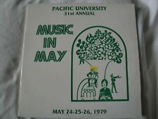 Pacific University 31st Annual Music in May '79 Double Vinyl Lp Orchestra Chorus picture