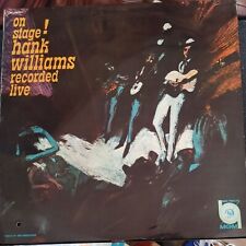 Vintage 1962 Hank Williams On Stage Recorded Live w/ OB Insert Japan Release picture