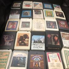 Lot of 26 Mixed Genre 8 Track Tapes - Untested Country Johnny Cash Etc See Pics picture